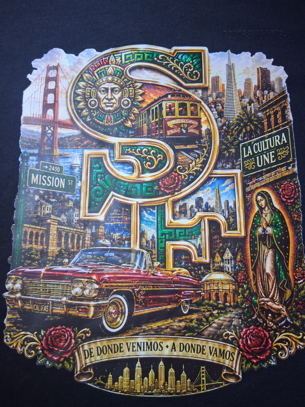 SF Heritage Tee – Chicano Bay Area Pride