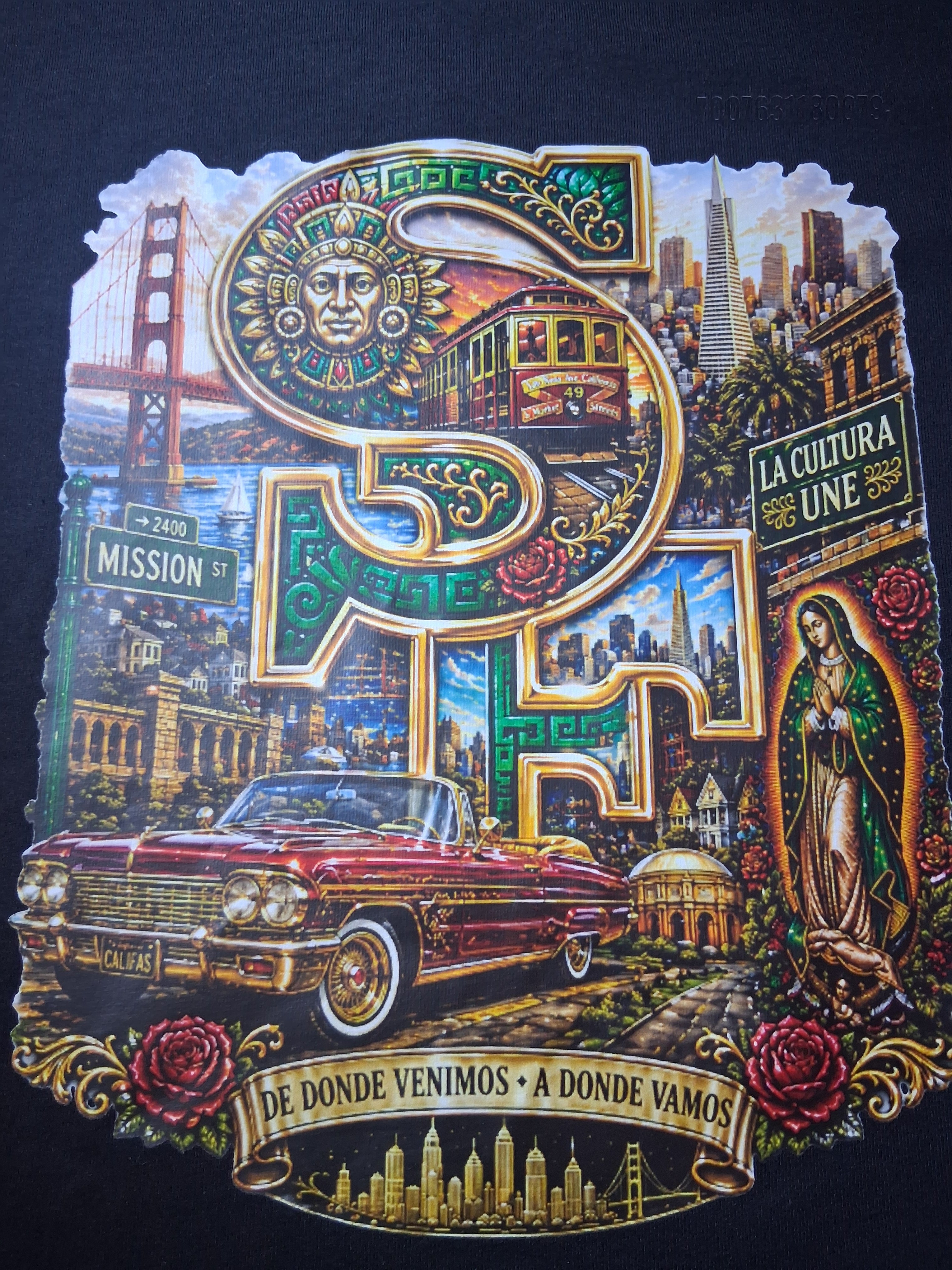SF Heritage Tee – Chicano Bay Area Pride