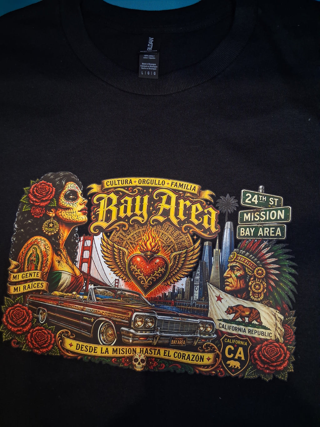 Bay Area Chicano Culture Tee | Mission District Lowrider Shirt | Casa Tonalli