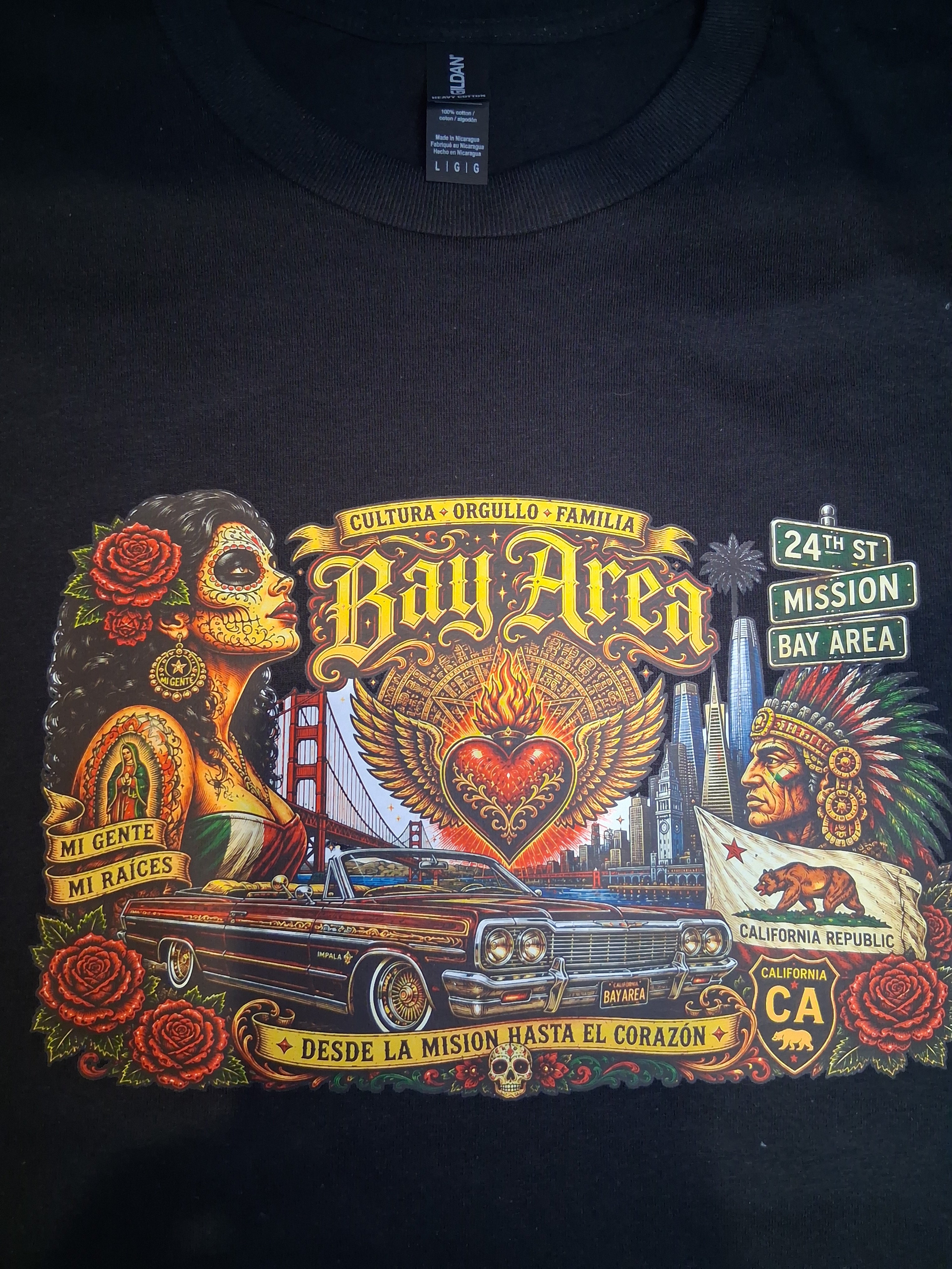 Bay Area Chicano Culture Tee | Mission District Lowrider Shirt | Casa Tonalli