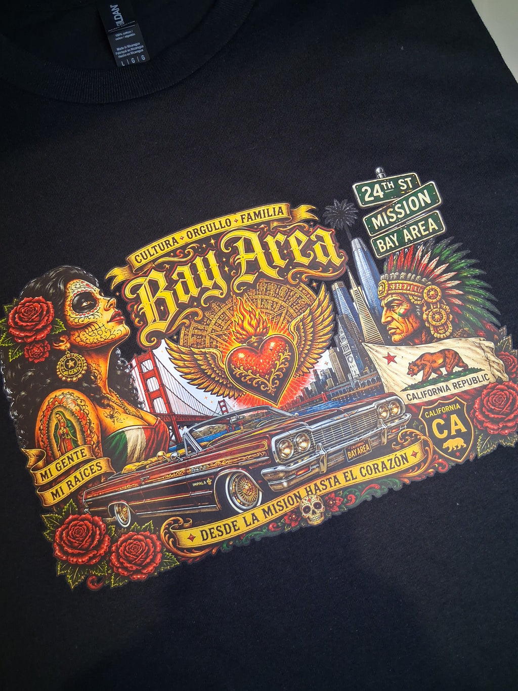 Bay Area Chicano Culture Tee | Mission District Lowrider Shirt | Casa Tonalli