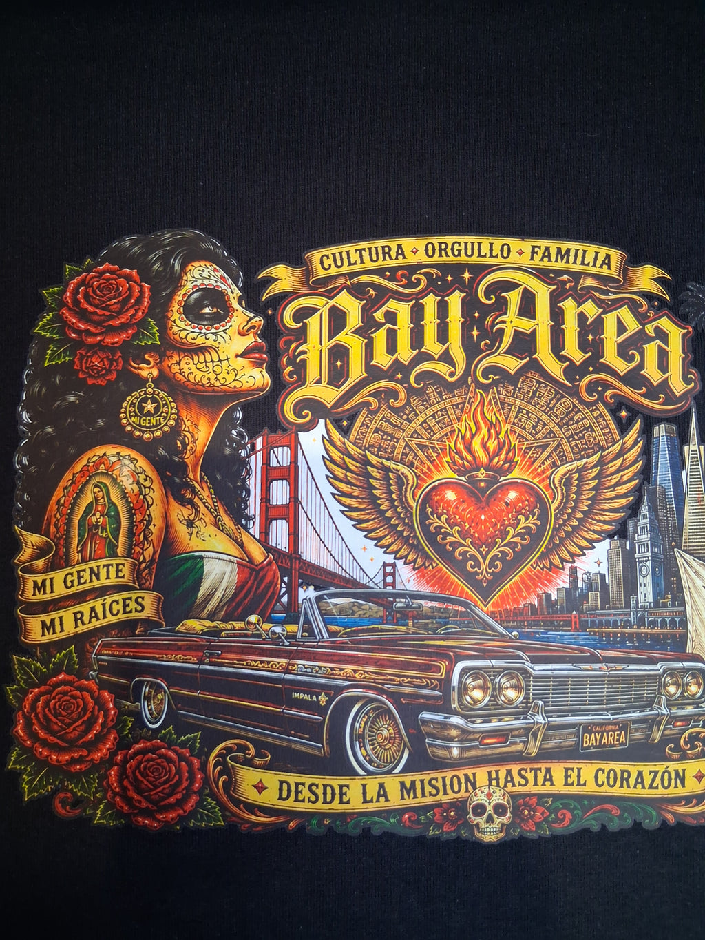 Bay Area Chicano Culture Tee | Mission District Lowrider Shirt | Casa Tonalli