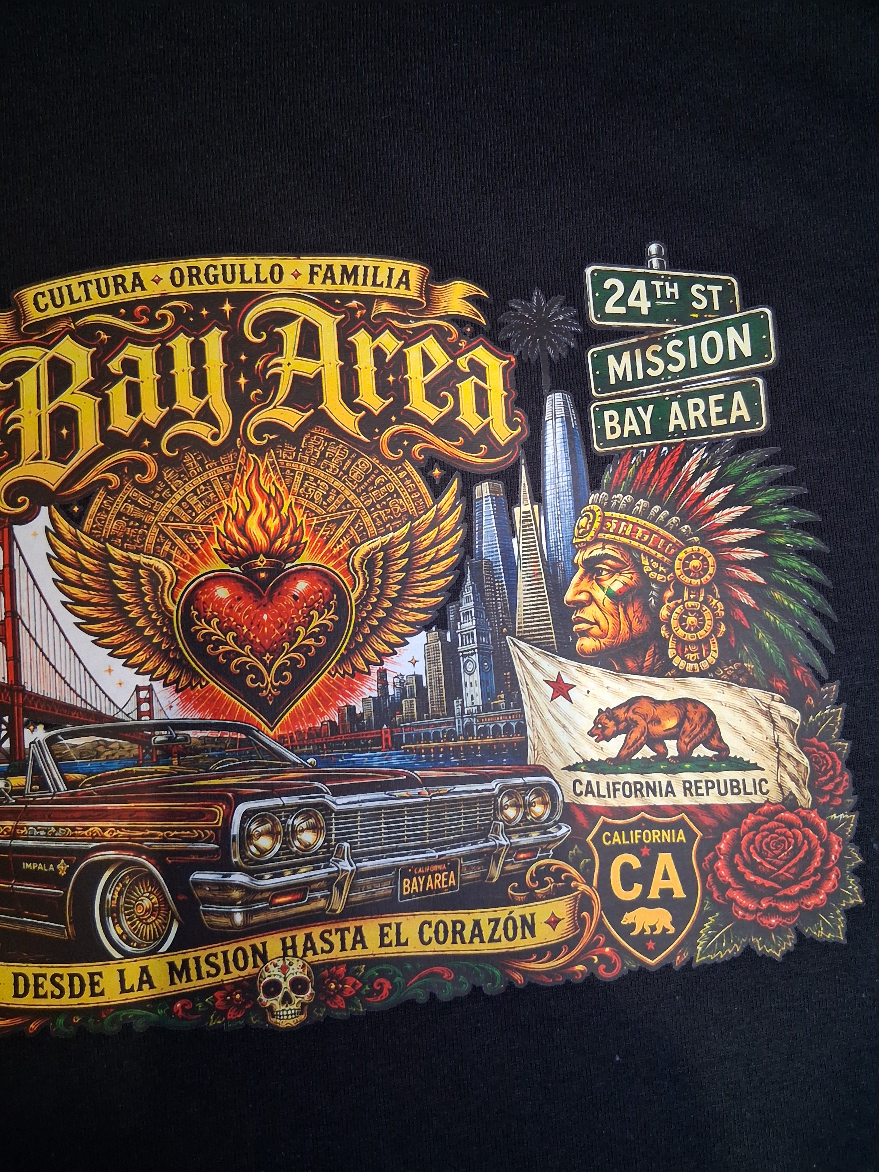 Bay Area Chicano Culture Tee | Mission District Lowrider Shirt | Casa Tonalli