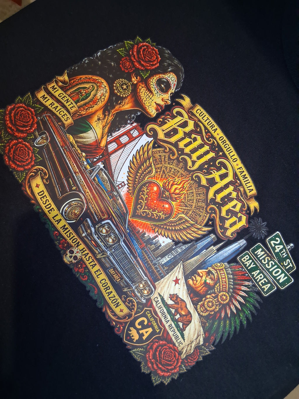 Bay Area Chicano Culture Tee | Mission District Lowrider Shirt | Casa Tonalli
