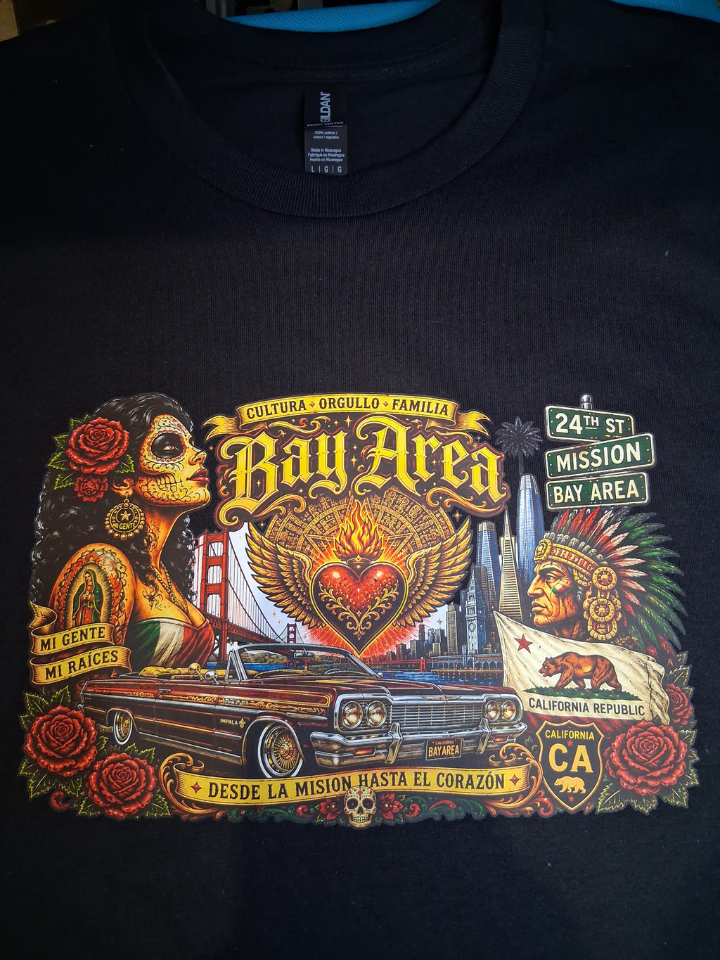 Bay Area Chicano Culture Tee | Mission District Lowrider Shirt | Casa Tonalli
