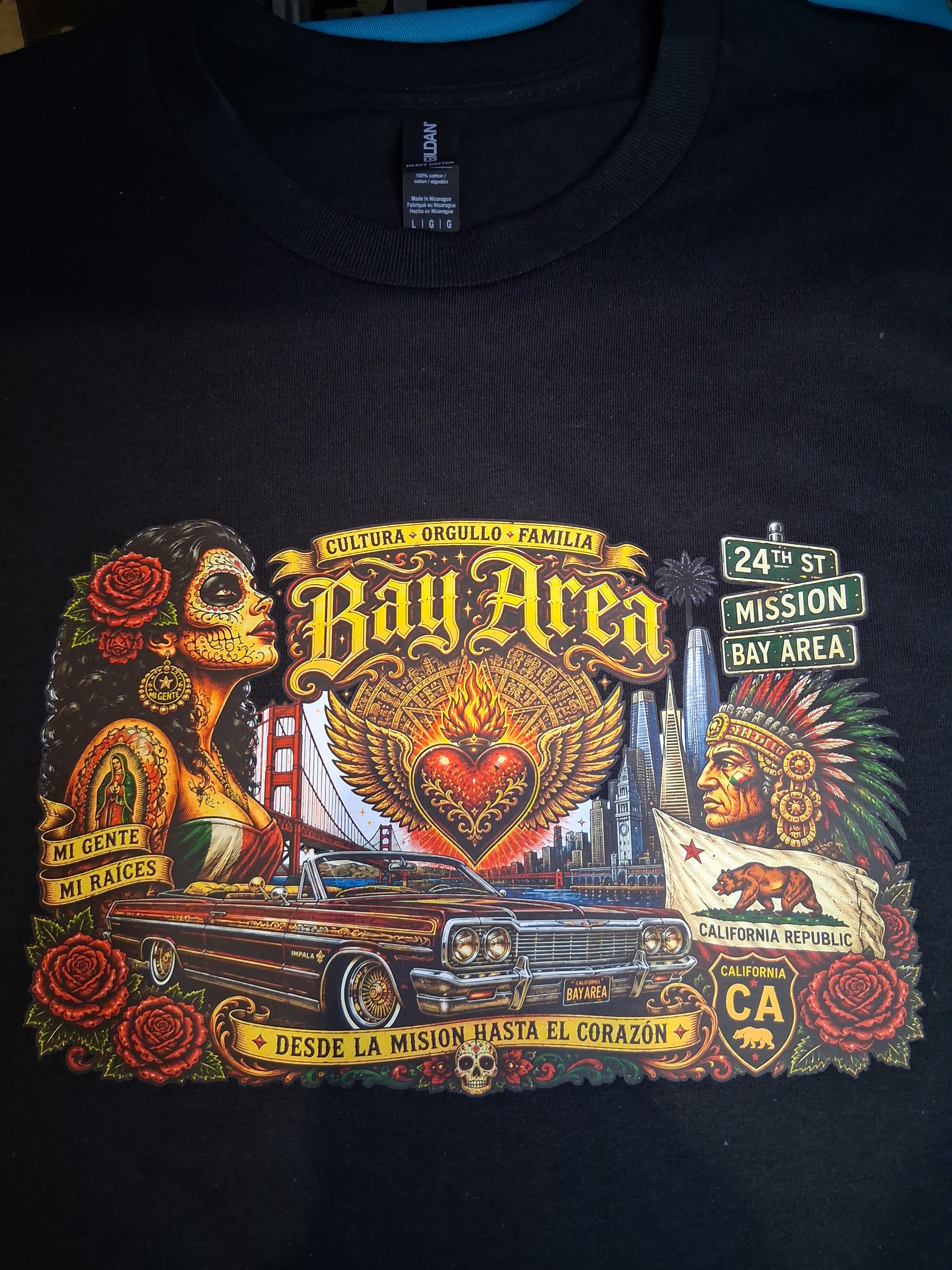 Bay Area Chicano Culture Tee | Mission District Lowrider Shirt | Casa Tonalli