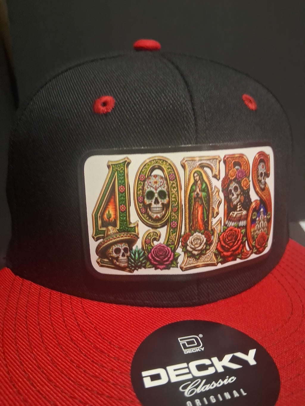 49ERS Día de los Muertos Snapback Hat – Chicano Inspired Fan Cap