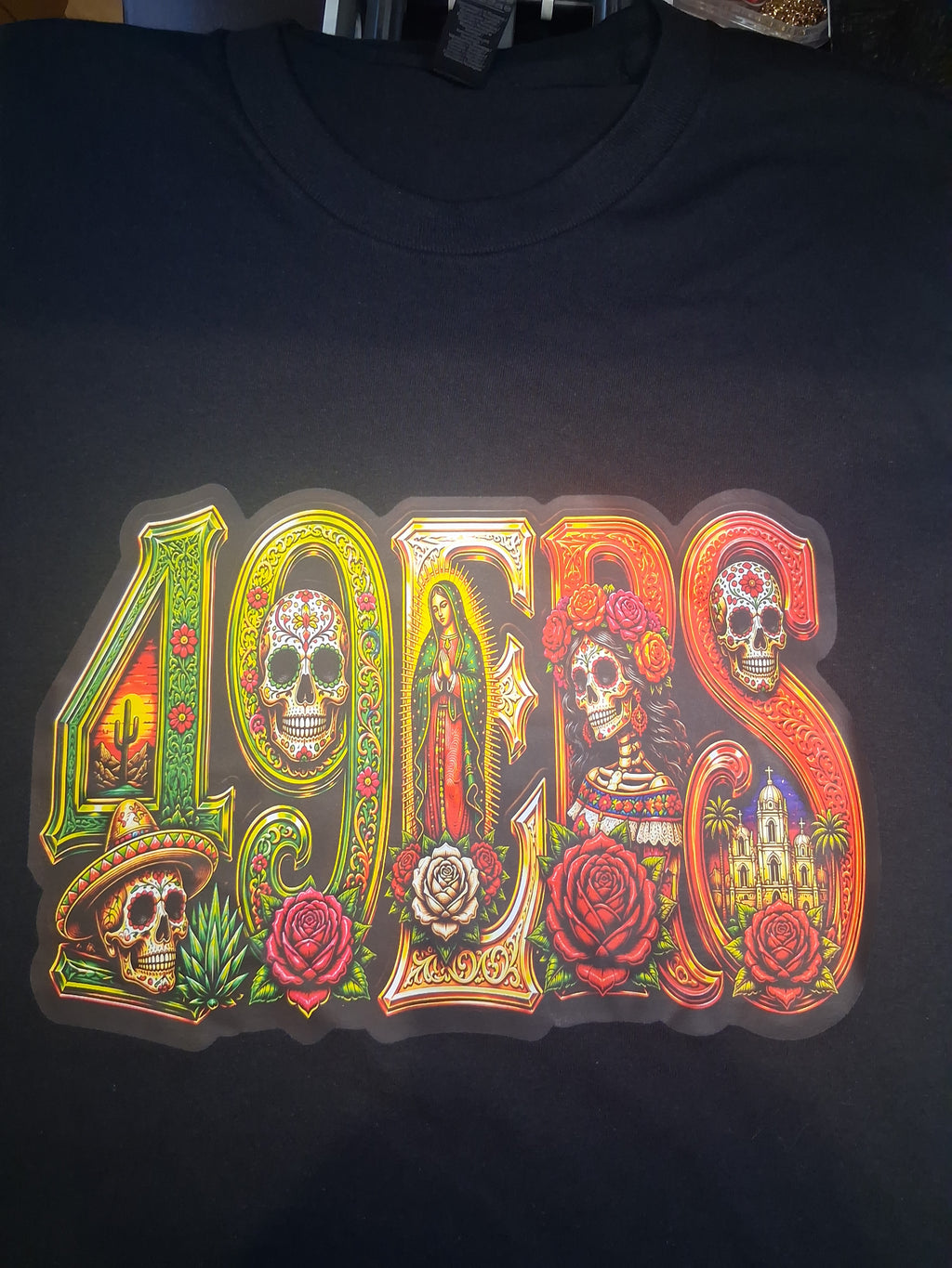 49ERS Día de los Muertos Graphic T-Shirt | Chicano Streetwear Tee