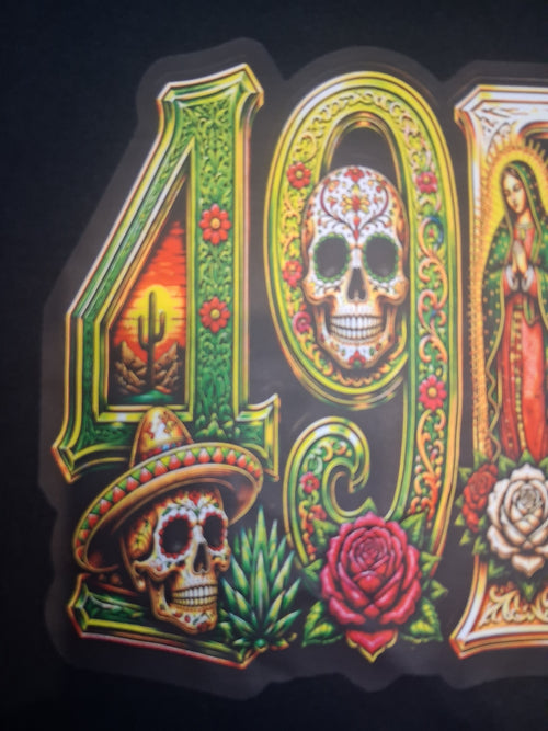 49ERS Día de los Muertos Graphic T-Shirt | Chicano Streetwear Tee
