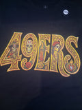 49ERS Gold Edition Día de los Muertos T-Shirt | Chicano Streetwear Graphic Tee