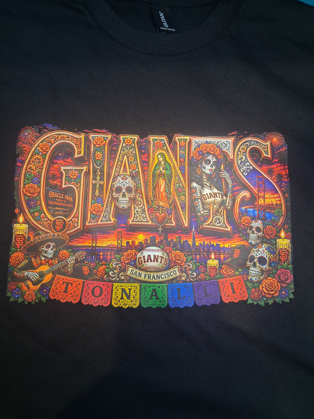 GIANTS Tonalli Día de los Muertos T-Shirt | San Francisco Chicano Graphic Tee