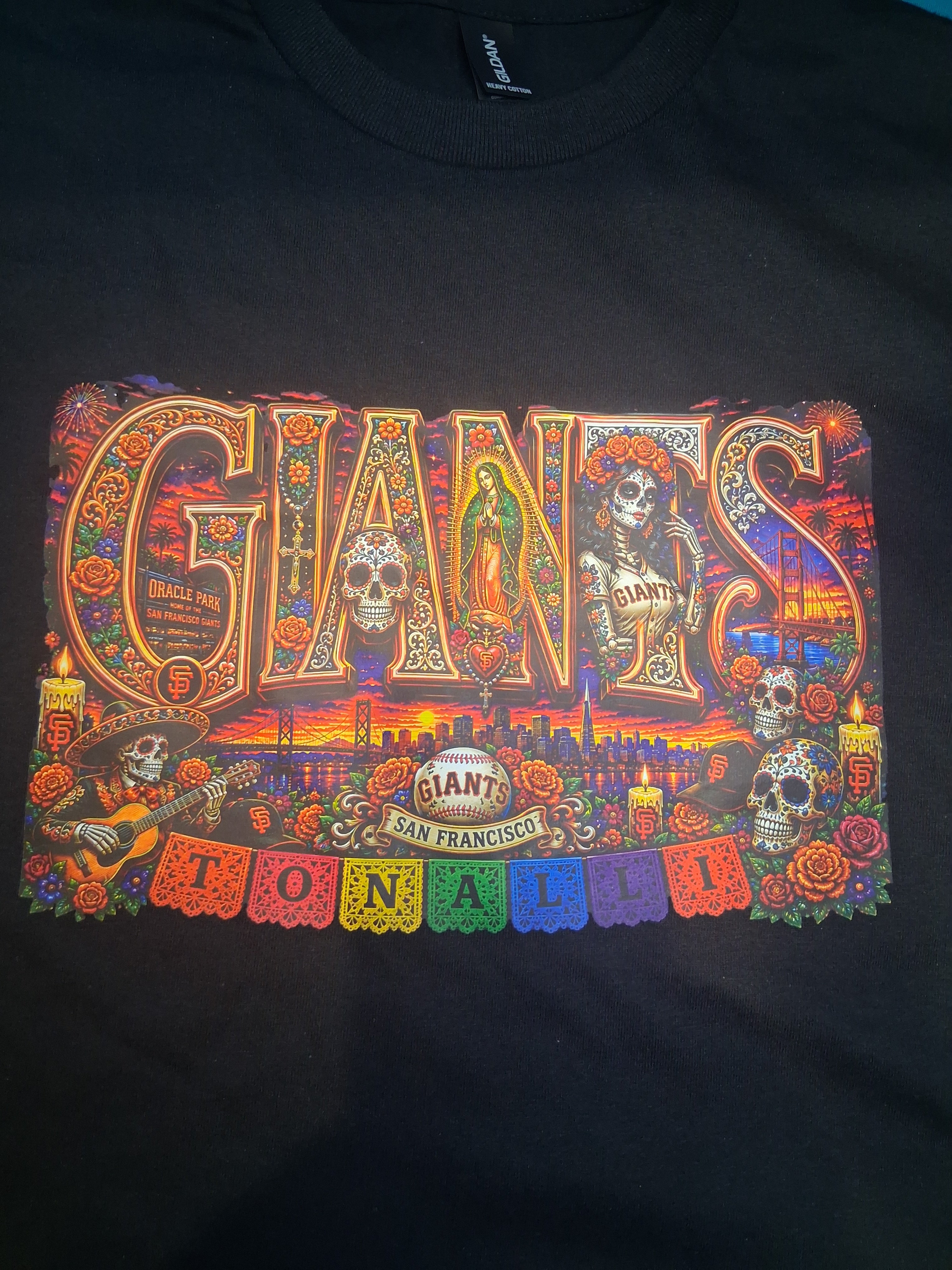 GIANTS Tonalli Día de los Muertos T-Shirt | San Francisco Chicano Graphic Tee
