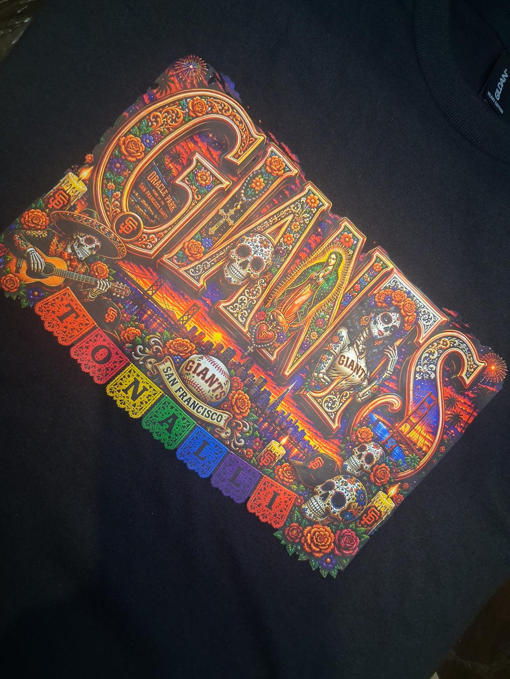 GIANTS Tonalli Día de los Muertos T-Shirt | San Francisco Chicano Graphic Tee