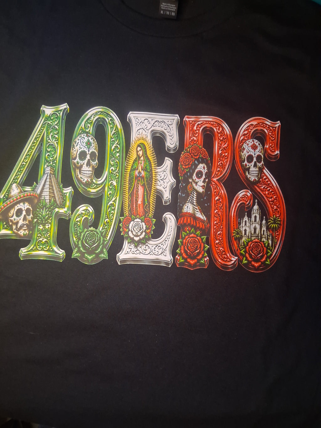 49ERS Día de los Muertos T-Shirt | Chicano Inspired Graphic Tee