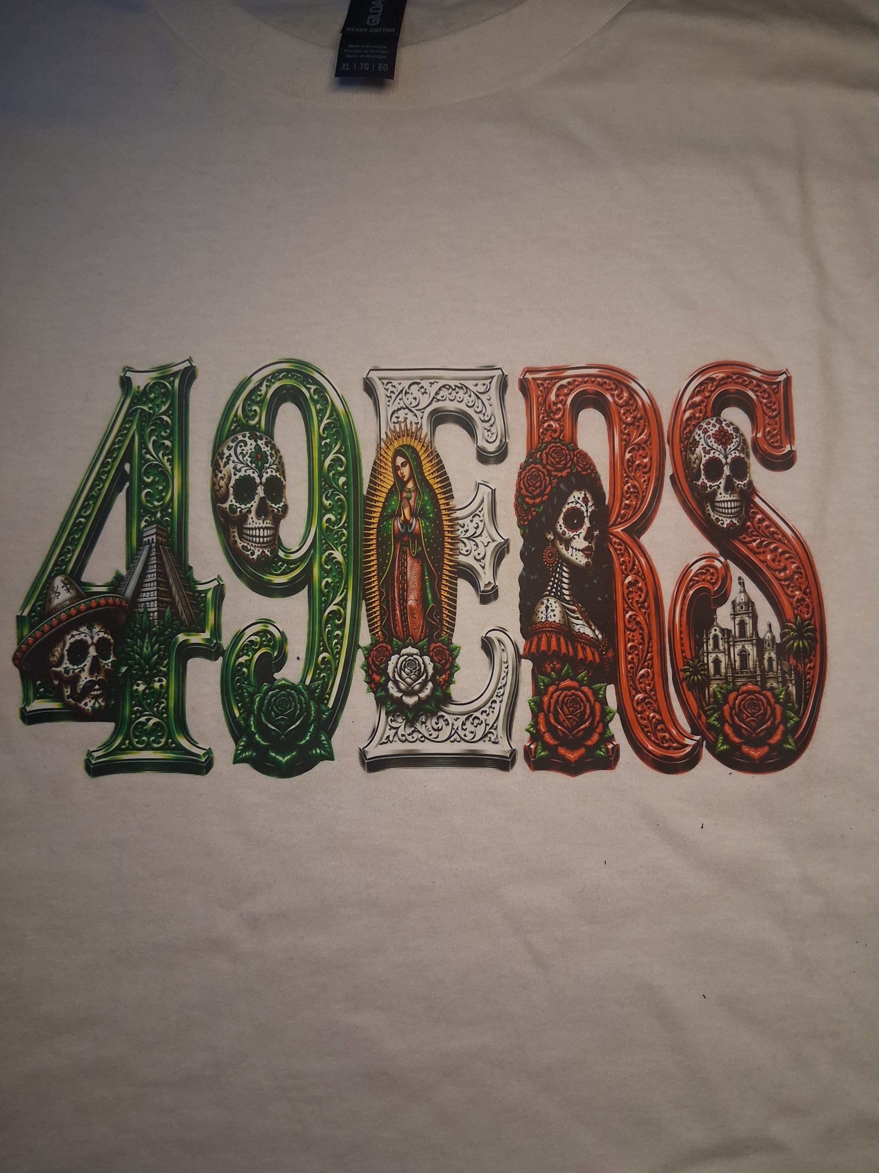 49ERS Día de los Muertos T-Shirt | Chicano Inspired Graphic Tee