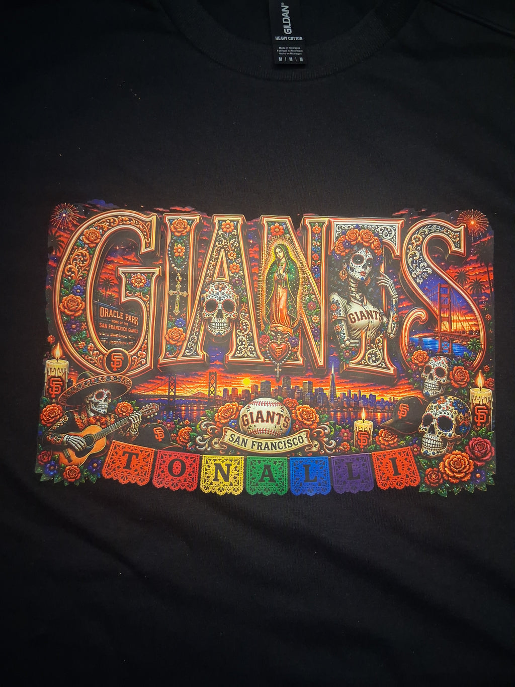 GIANTS Tonalli Día de los Muertos T-Shirt | San Francisco Chicano Graphic Tee