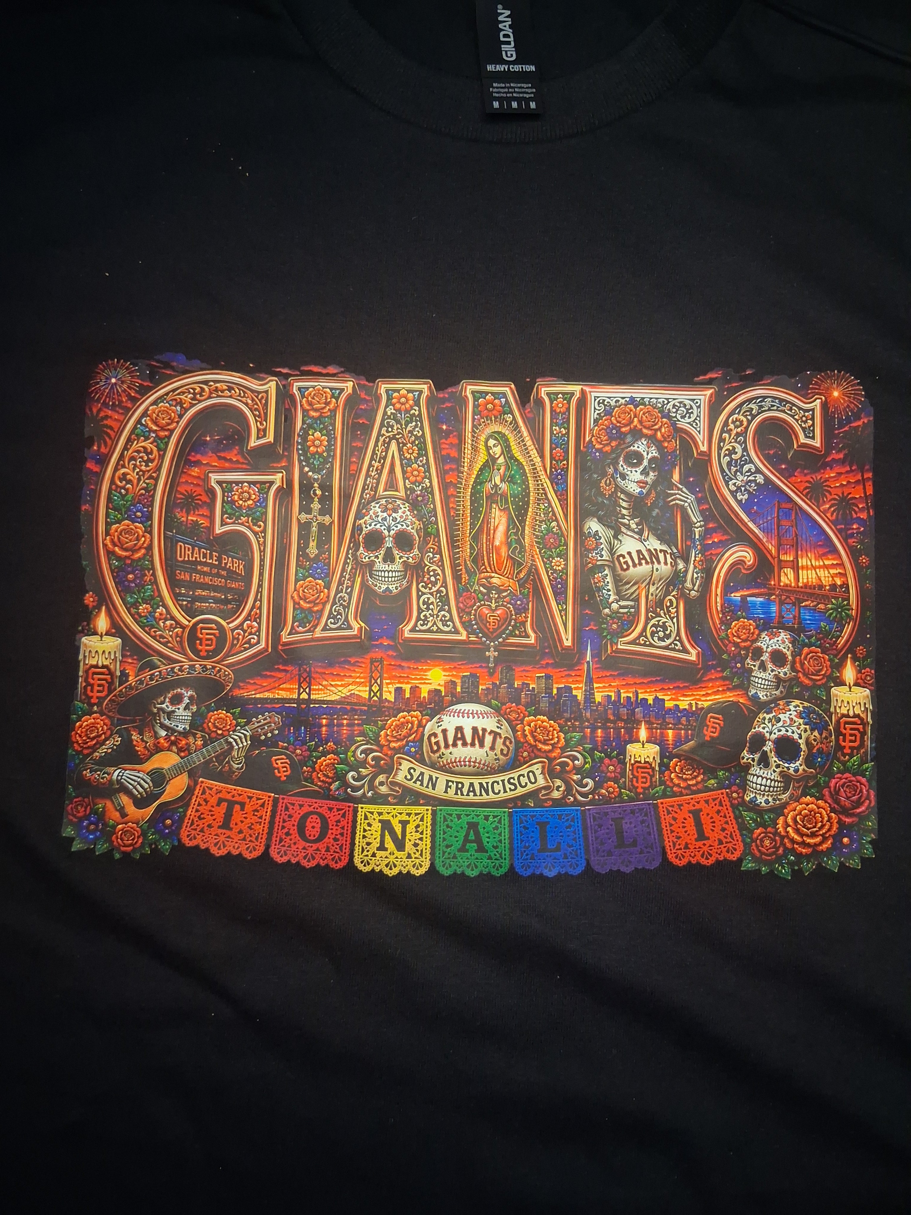 GIANTS Tonalli Día de los Muertos T-Shirt | San Francisco Chicano Graphic Tee