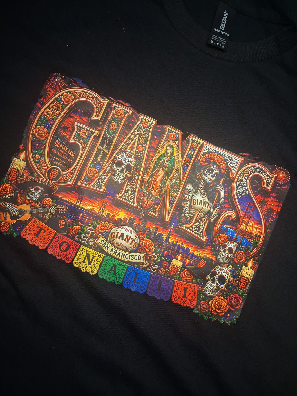 GIANTS Tonalli Día de los Muertos T-Shirt | San Francisco Chicano Graphic Tee