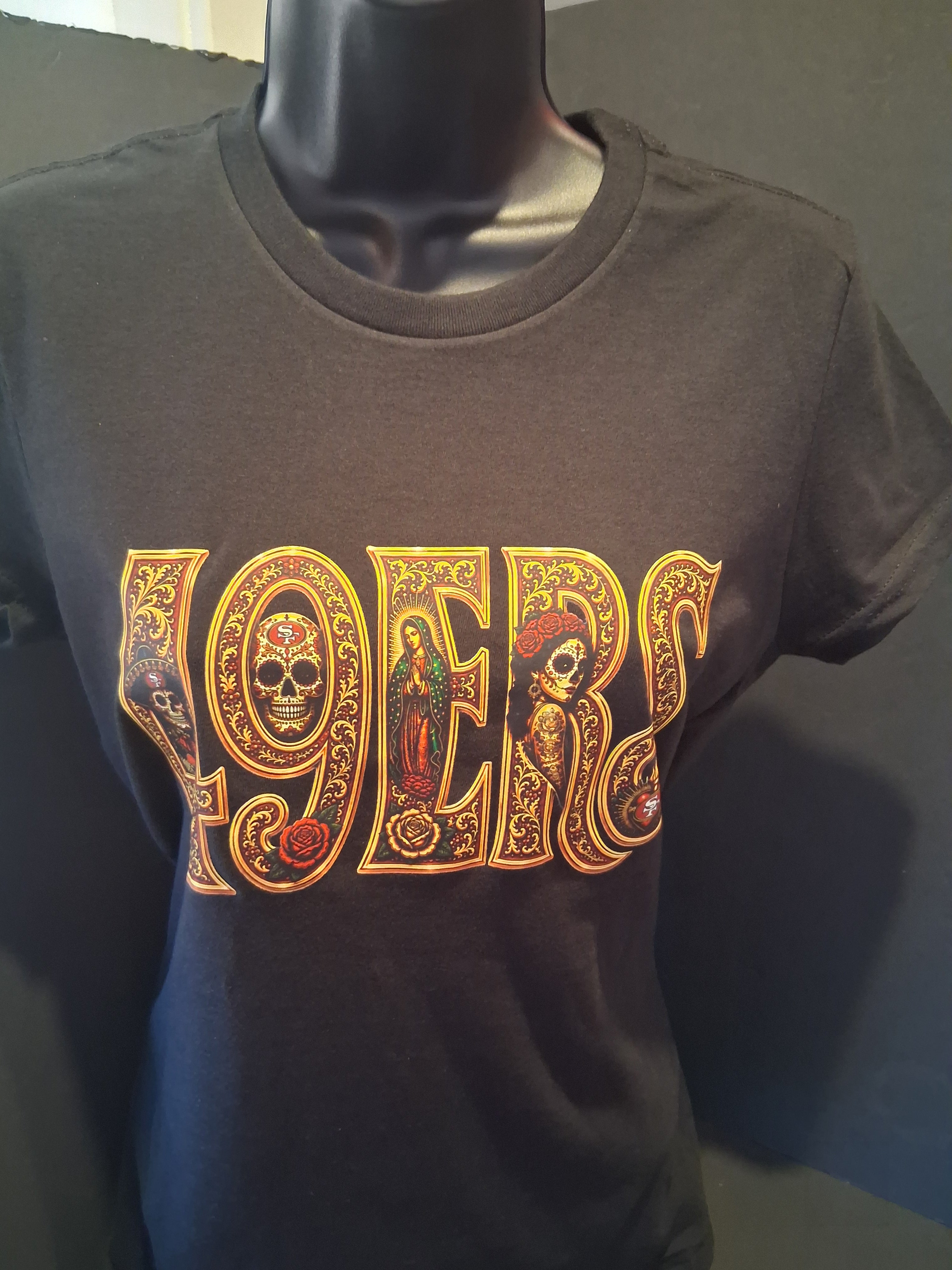 🔥 49ERS Día de los Muertos Tight Fit Tee 🔥
