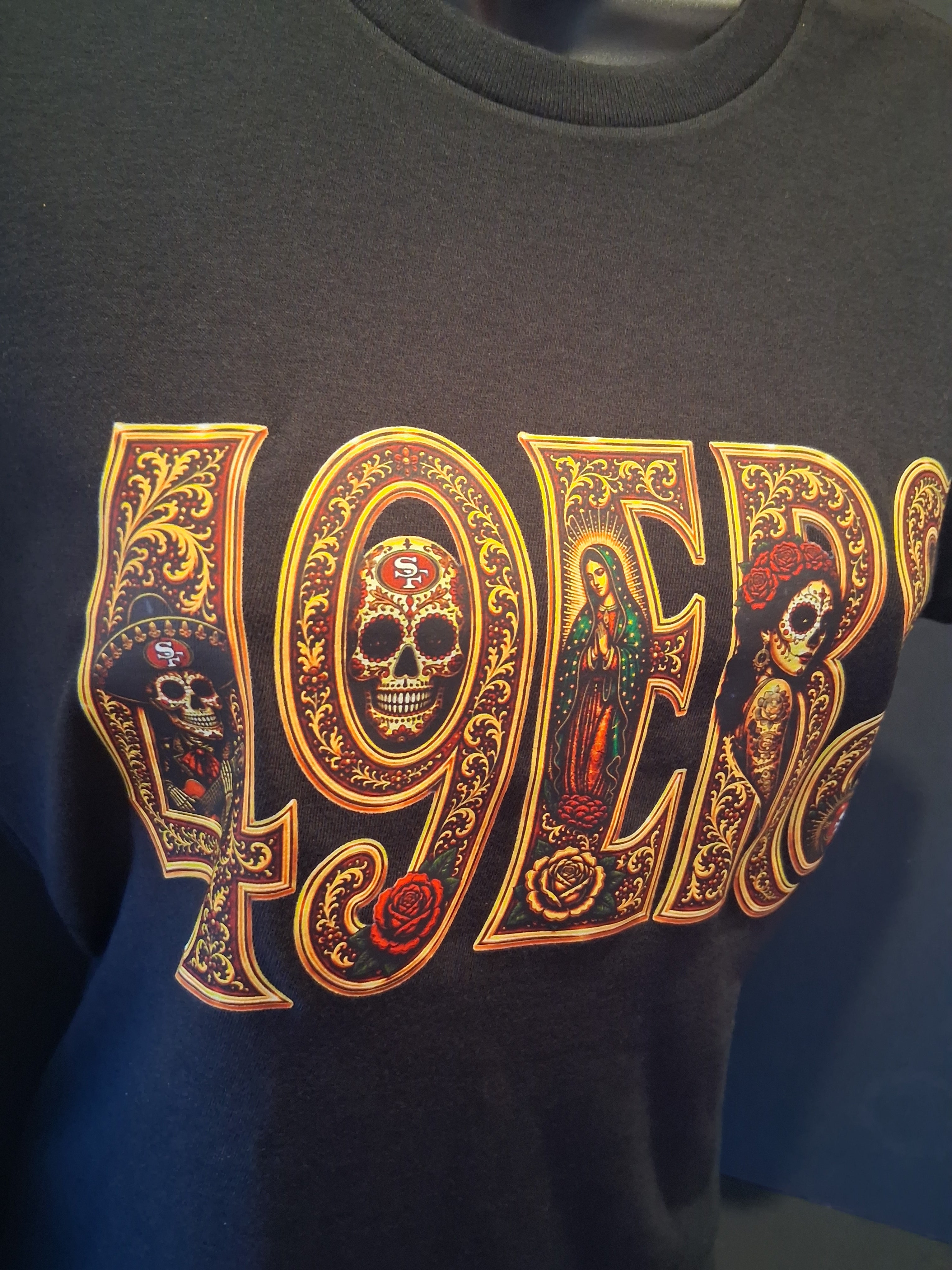 🔥 49ERS Día de los Muertos Tight Fit Tee 🔥