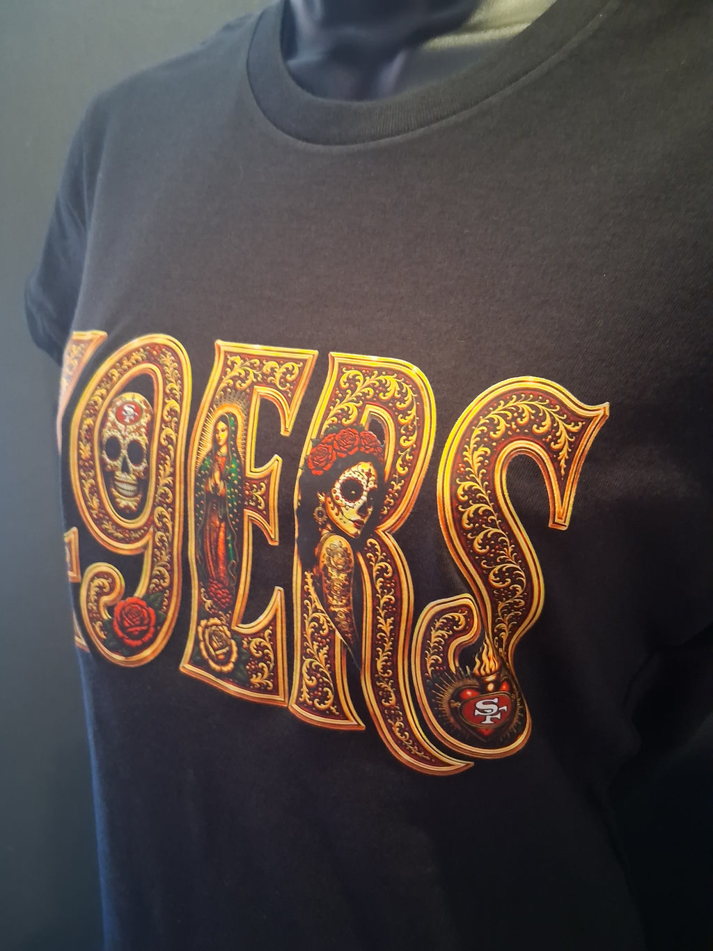 🔥 49ERS Día de los Muertos Tight Fit Tee 🔥