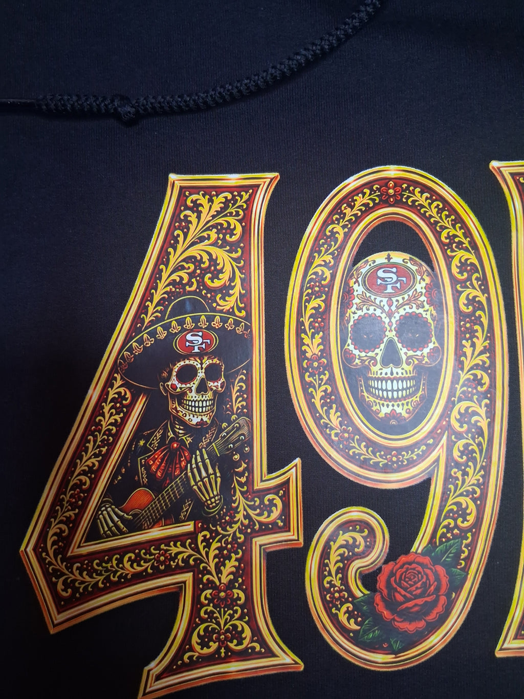 49ERS Día de los Muertos Premium Hoodie – Wear Your Faithful Pride