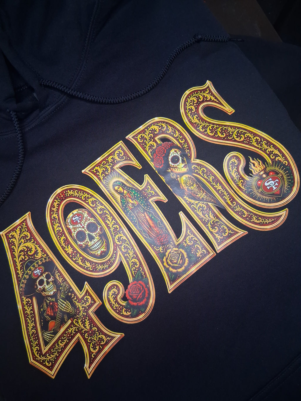 49ERS Día de los Muertos Premium Hoodie – Wear Your Faithful Pride
