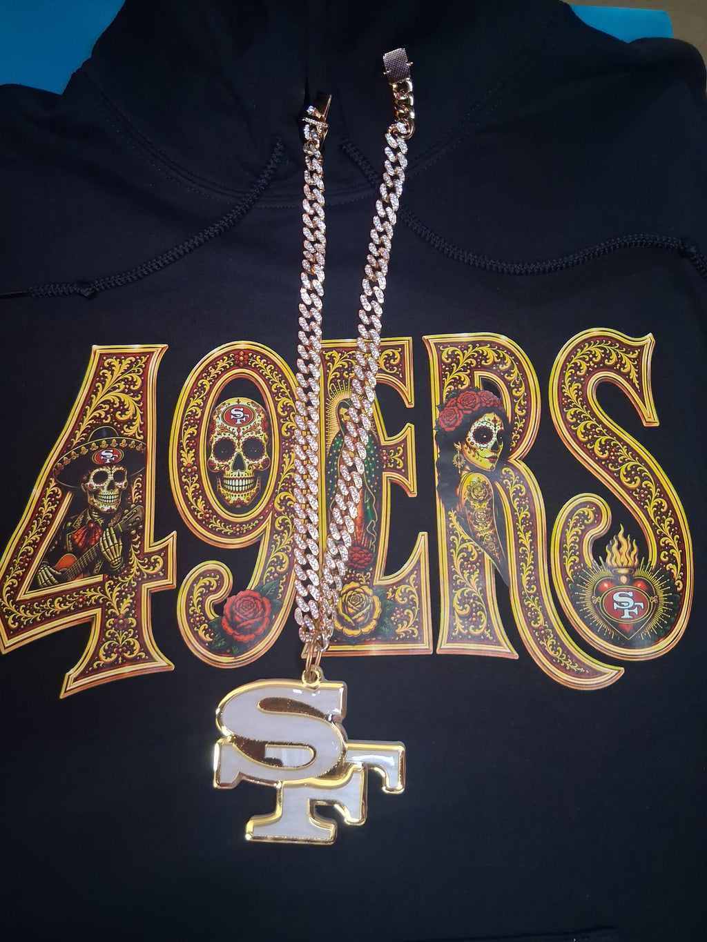 49ERS Día de los Muertos Premium Hoodie – Wear Your Faithful Pride