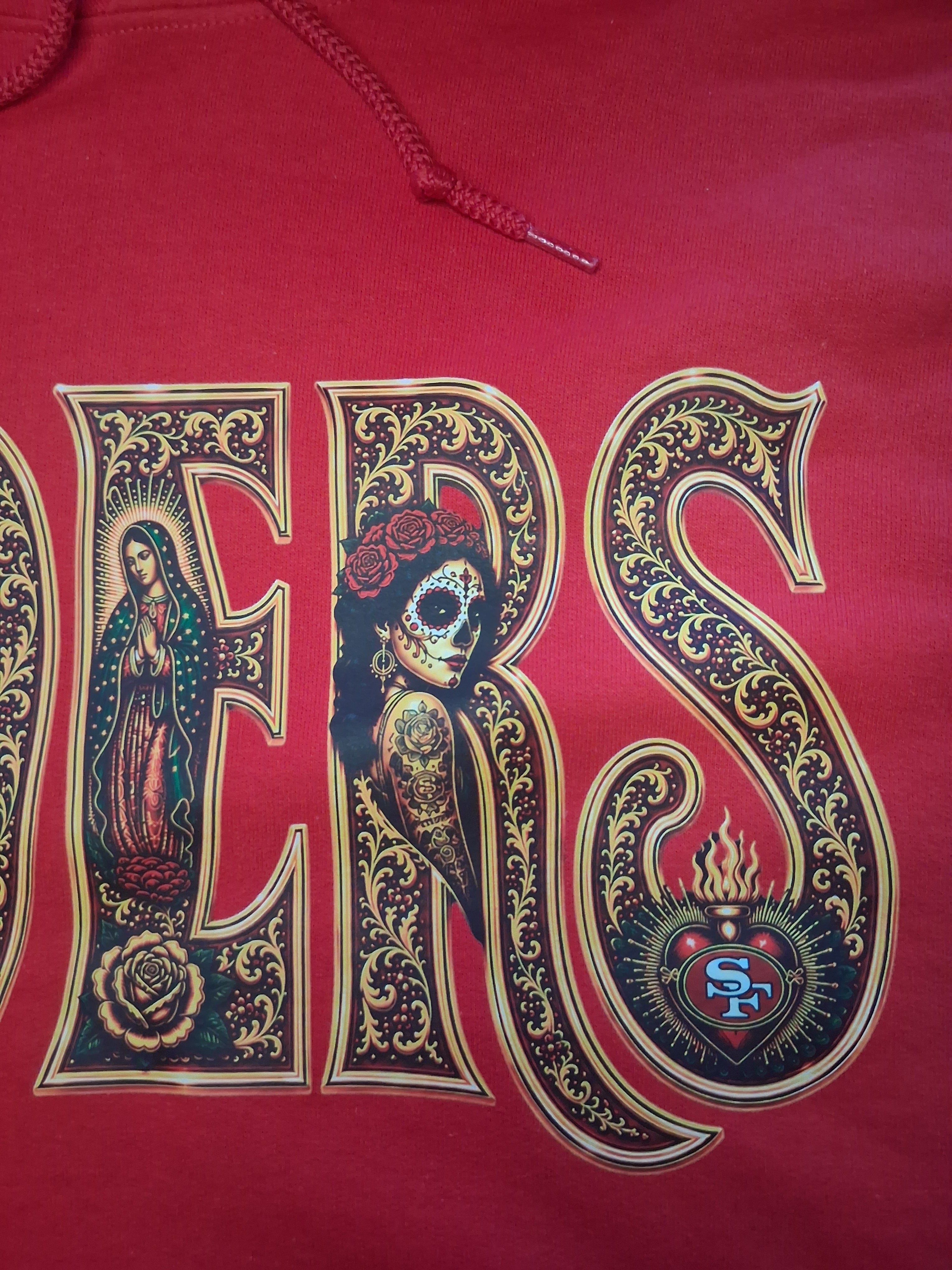 49ERS Día de los Muertos Premium Hoodie – Wear Your Faithful Pride in Style
