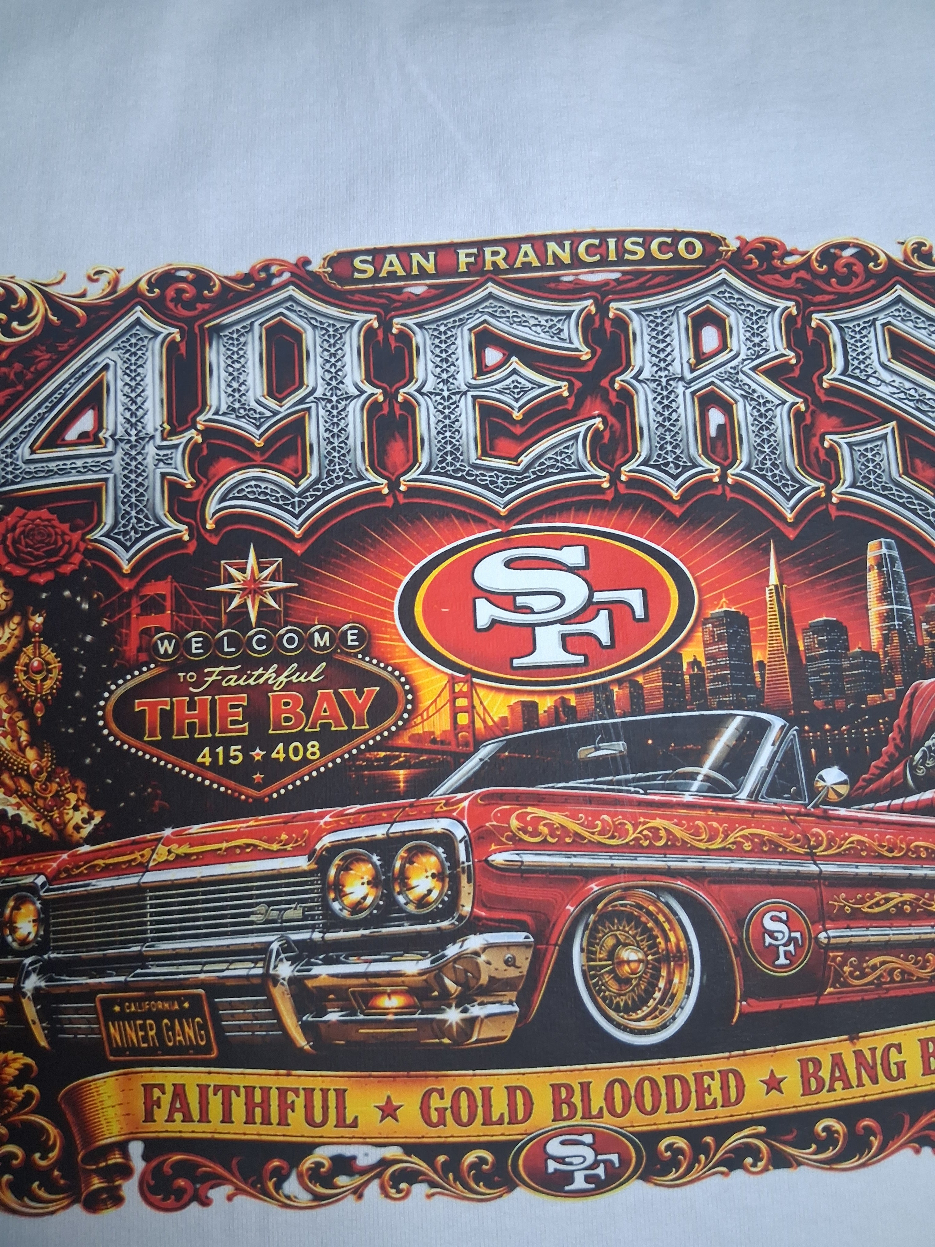 49ERS Catrinas Lowrider Premium Pro Club T-Shirt | Casa Tonalli