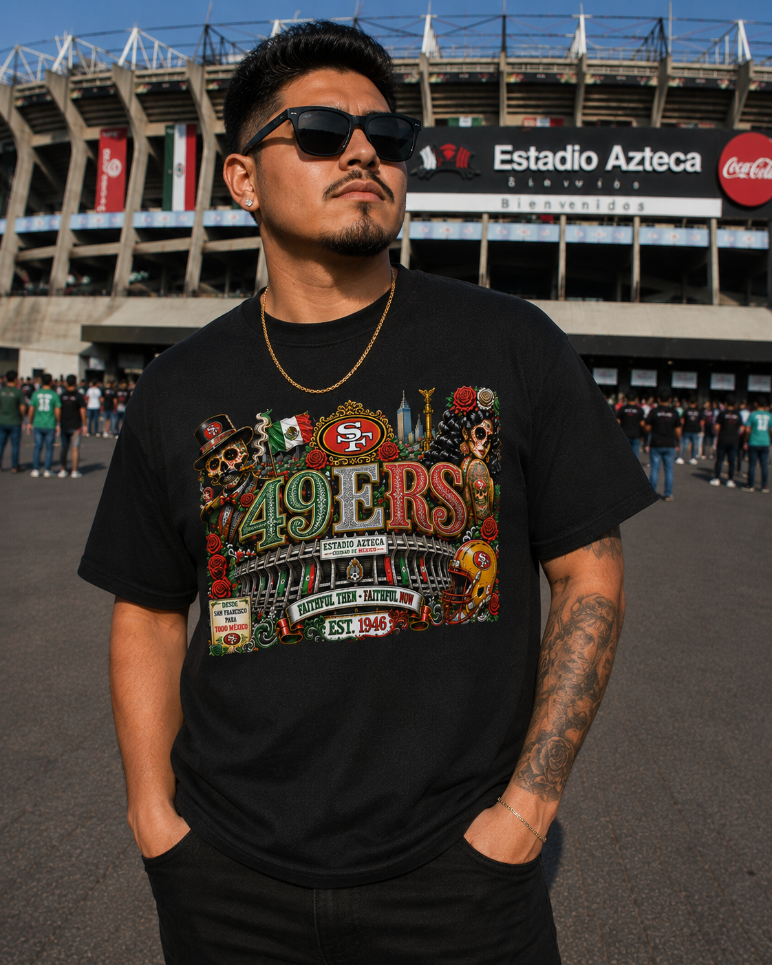 49ERS x MÉXICO SHIRT  | Faithful Then. Faithful Now.