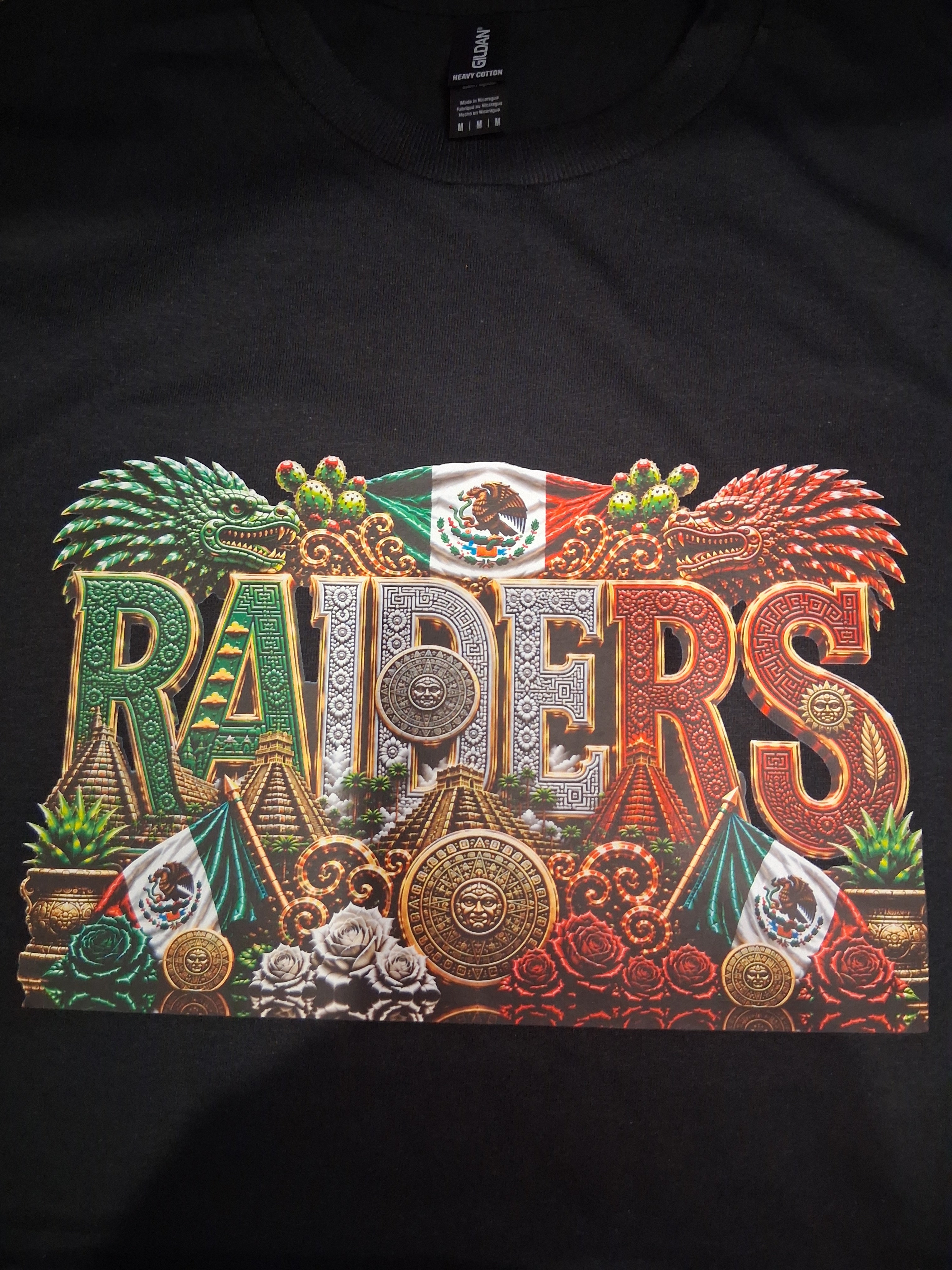 RAIDERS Aztec Mexico Heritage T-Shirt