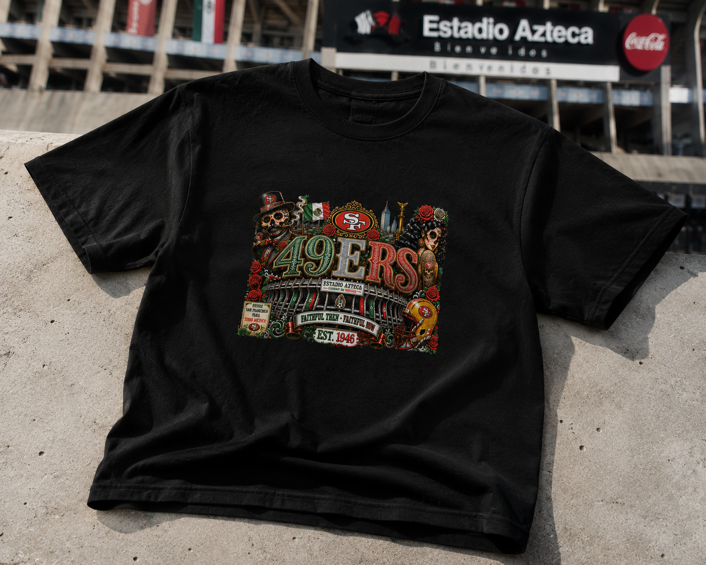 49ERS x MÉXICO SHIRT  | Faithful Then. Faithful Now.