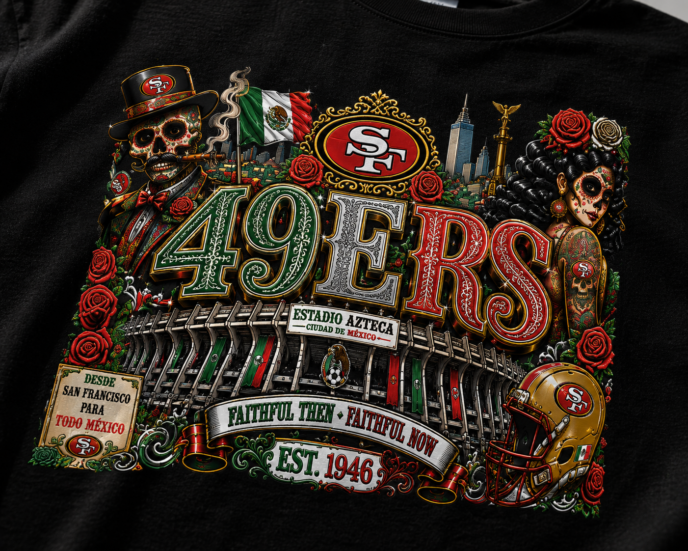 49ERS x MÉXICO SHIRT  | Faithful Then. Faithful Now.