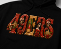 49ERS Mexican Heritage Black Hoodie – Día de los Muertos Streetwear