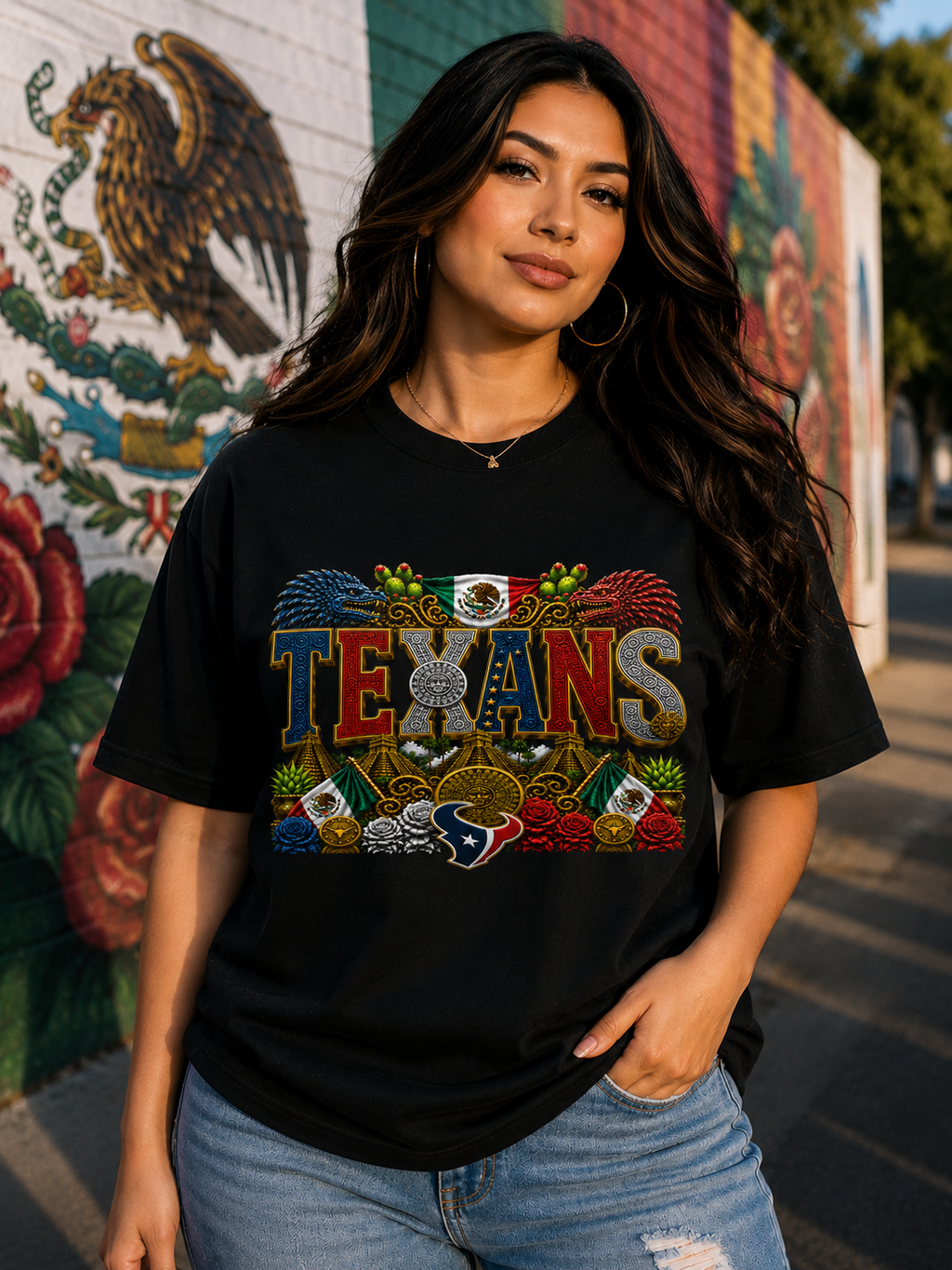 🤠 Houston Texans x México Heritage Tee
