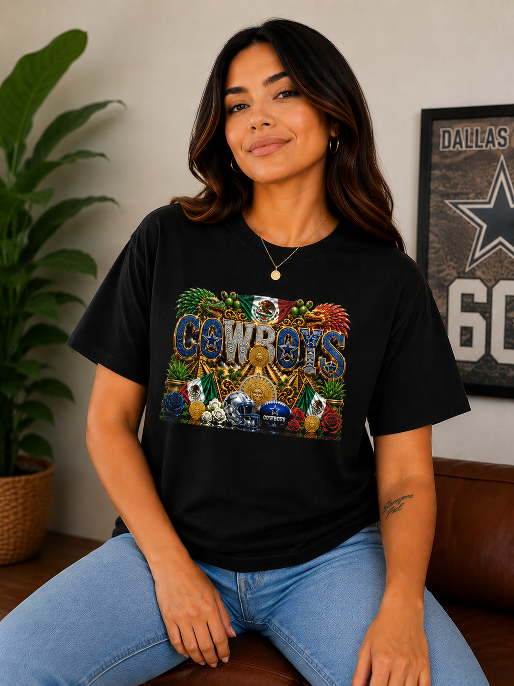 Cowboys Aztec Heritage Tee