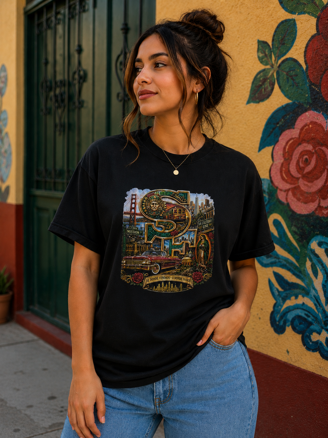 SF Heritage Tee – Chicano Bay Area Pride