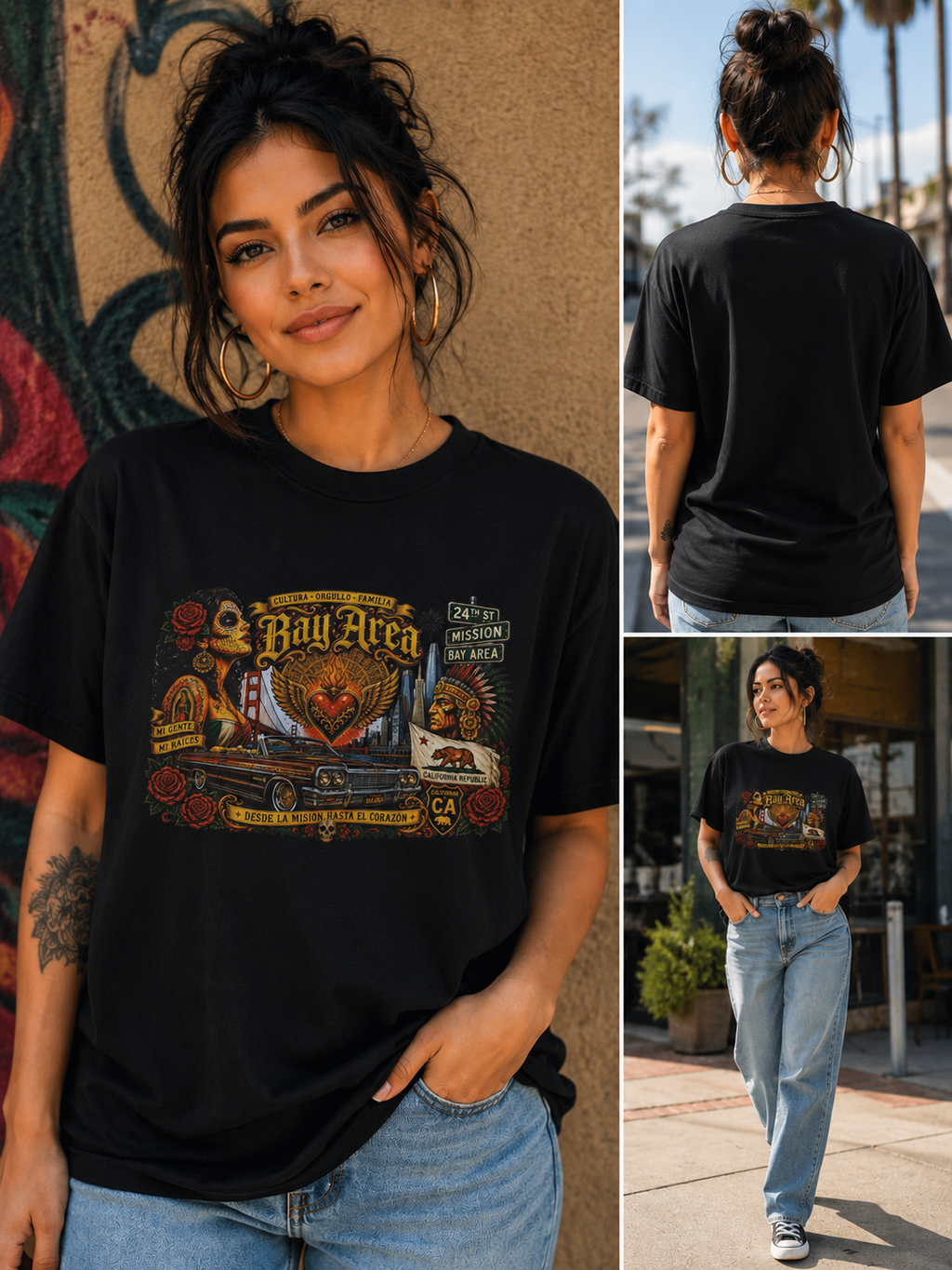 Bay Area Chicano Culture Tee | Mission District Lowrider Shirt | Casa Tonalli