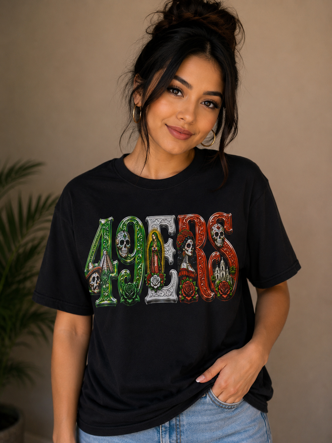 49ERS Día de los Muertos T-Shirt | Chicano Inspired Graphic Tee
