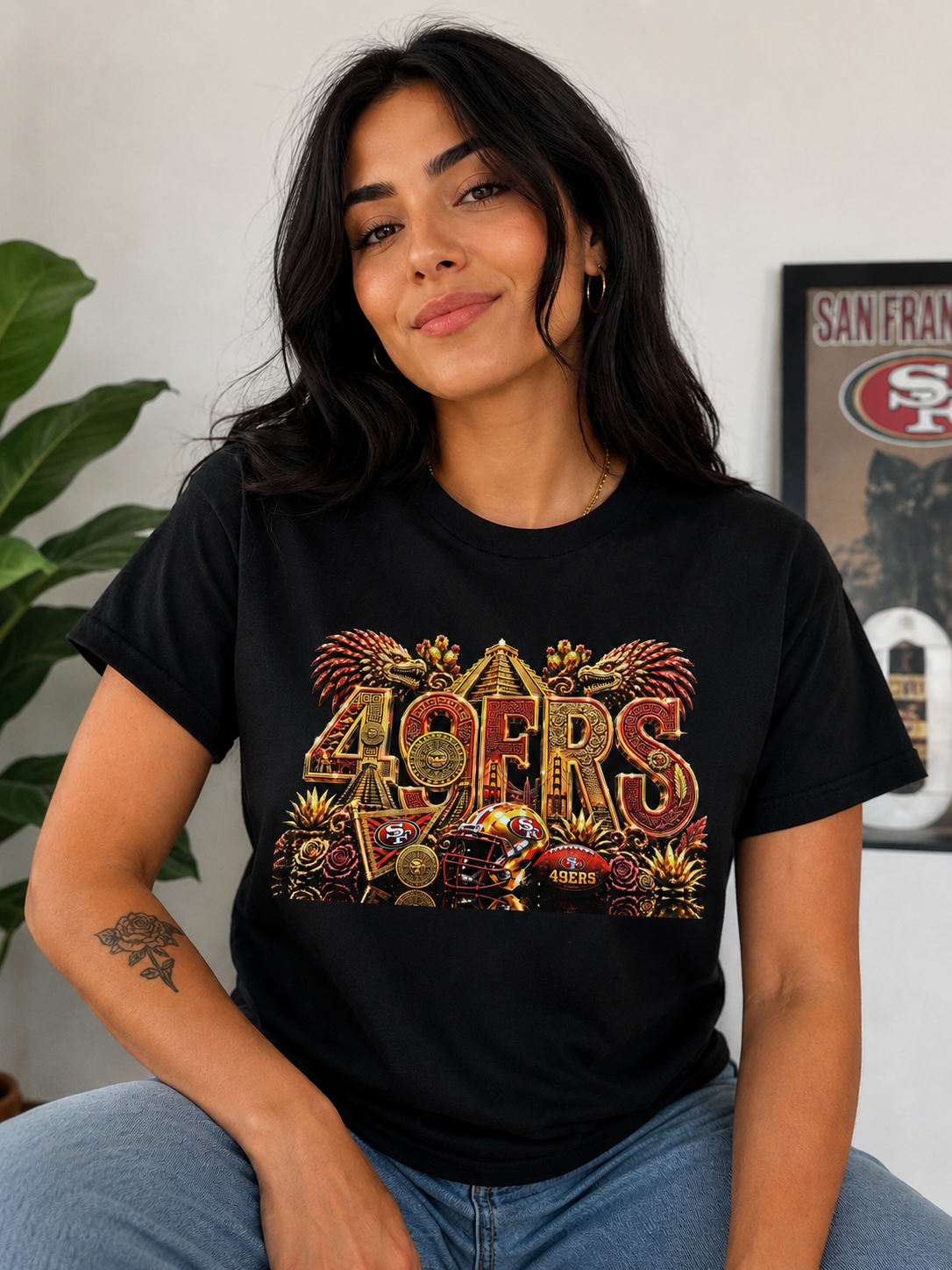 49ERS Aztec Heritage Edition T-Shirt
