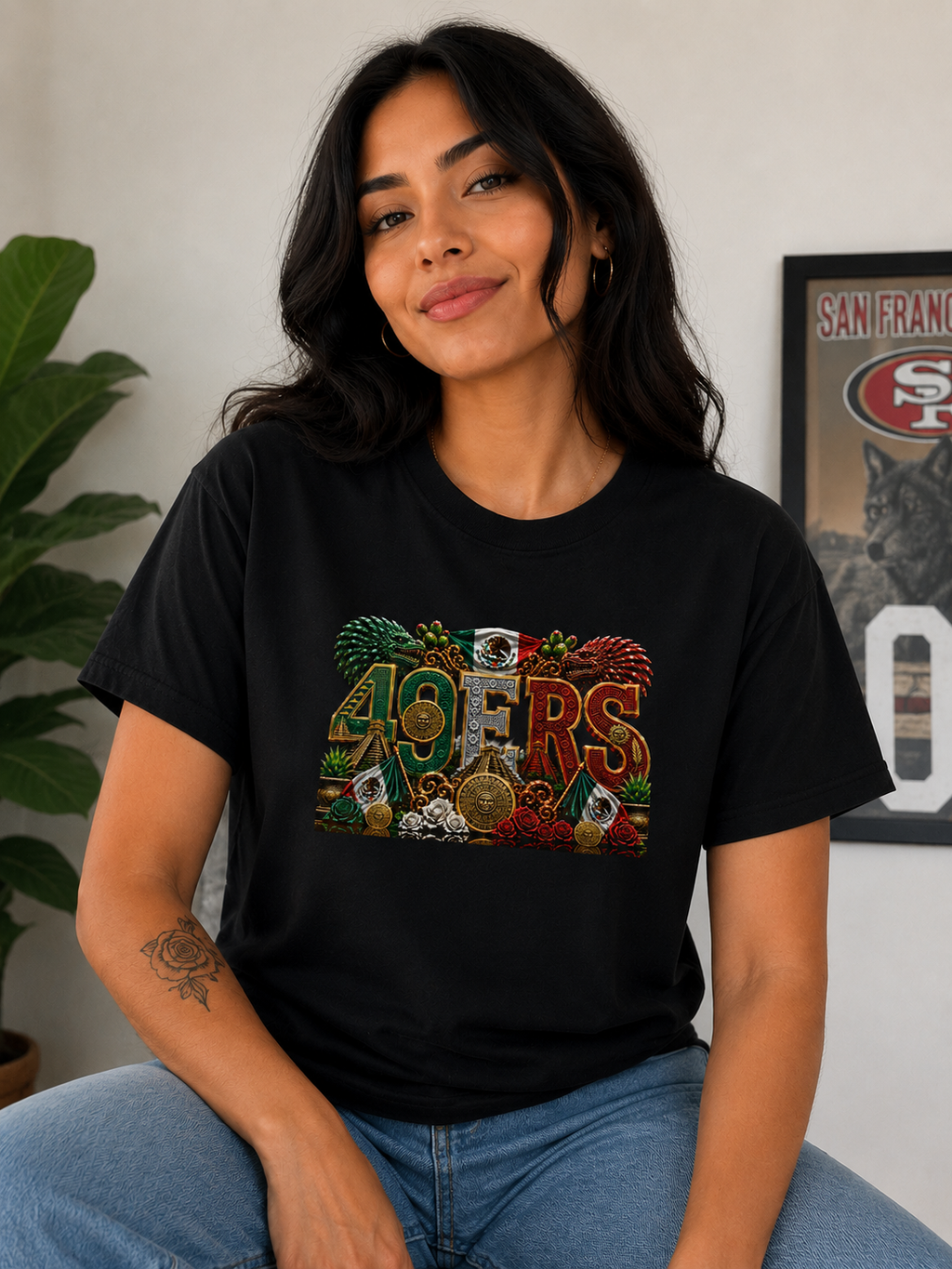 49ERS Aztec Mexico Heritage Tee