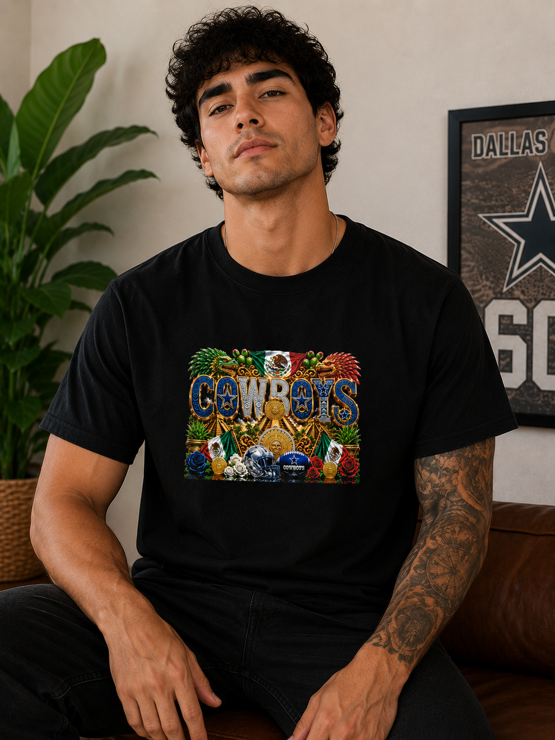 Cowboys Aztec Heritage Tee