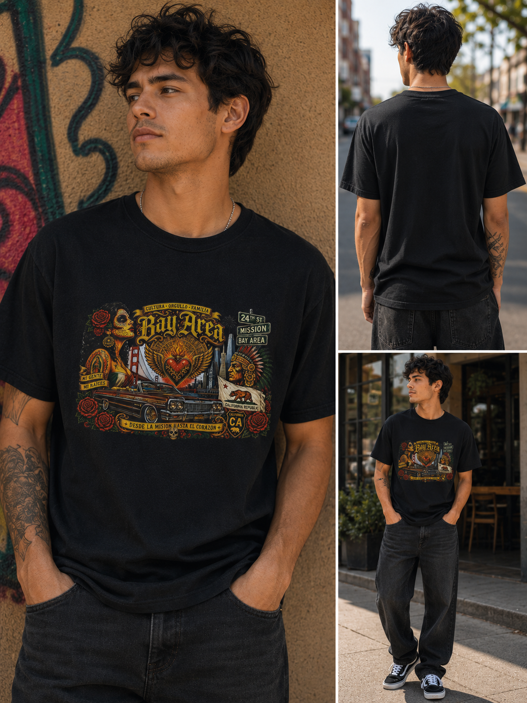 Bay Area Chicano Culture Tee | Mission District Lowrider Shirt | Casa Tonalli