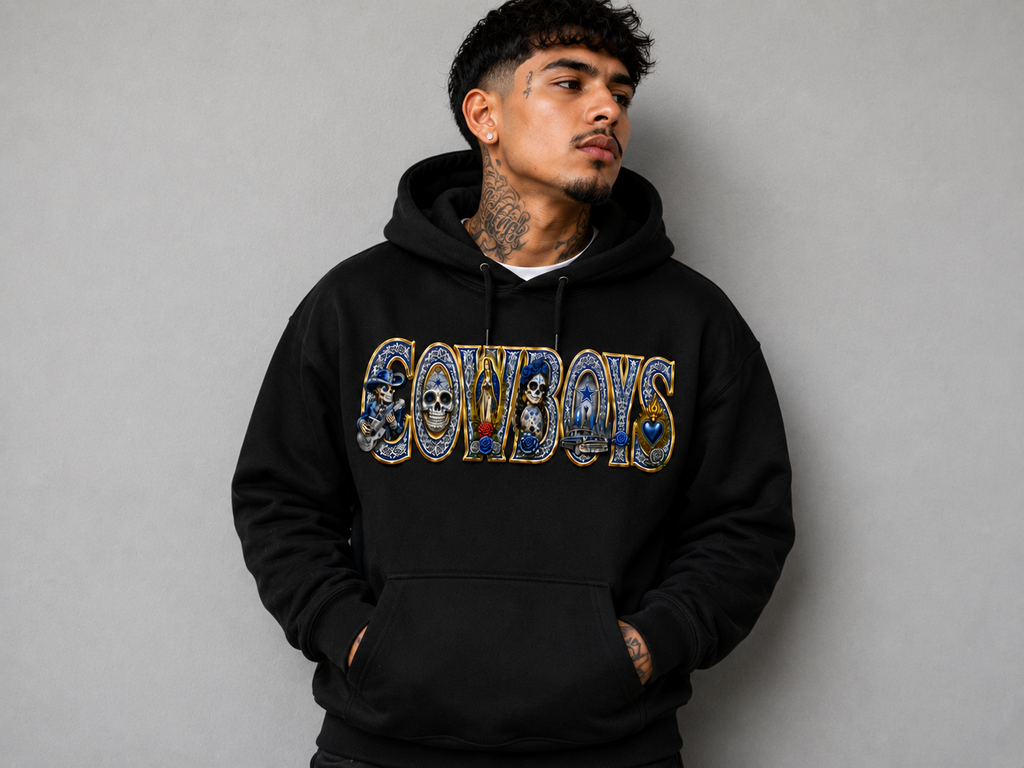 Dallas Cowboys Chicano Heritage Black Hoodie