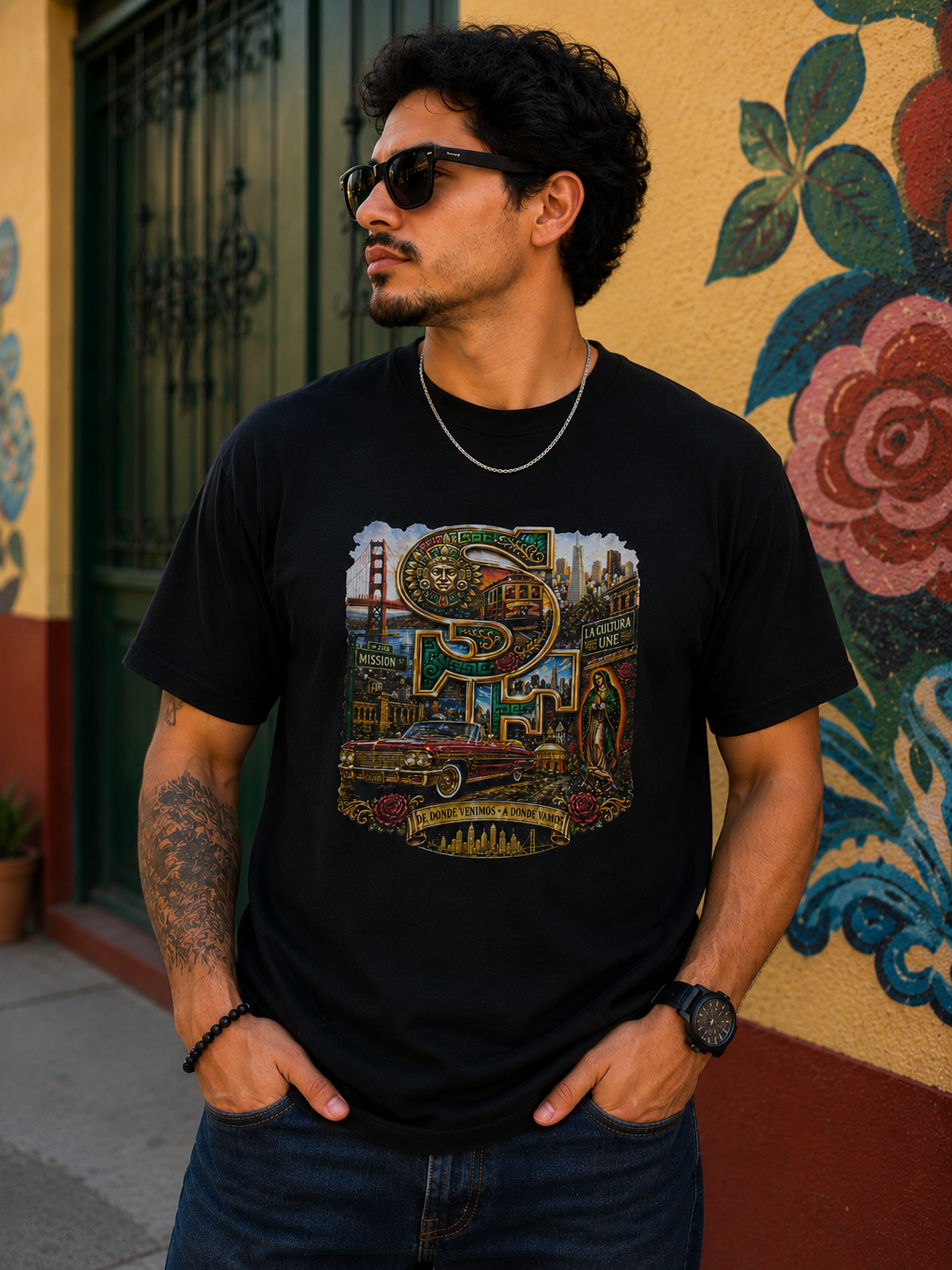 SF Heritage Tee – Chicano Bay Area Pride