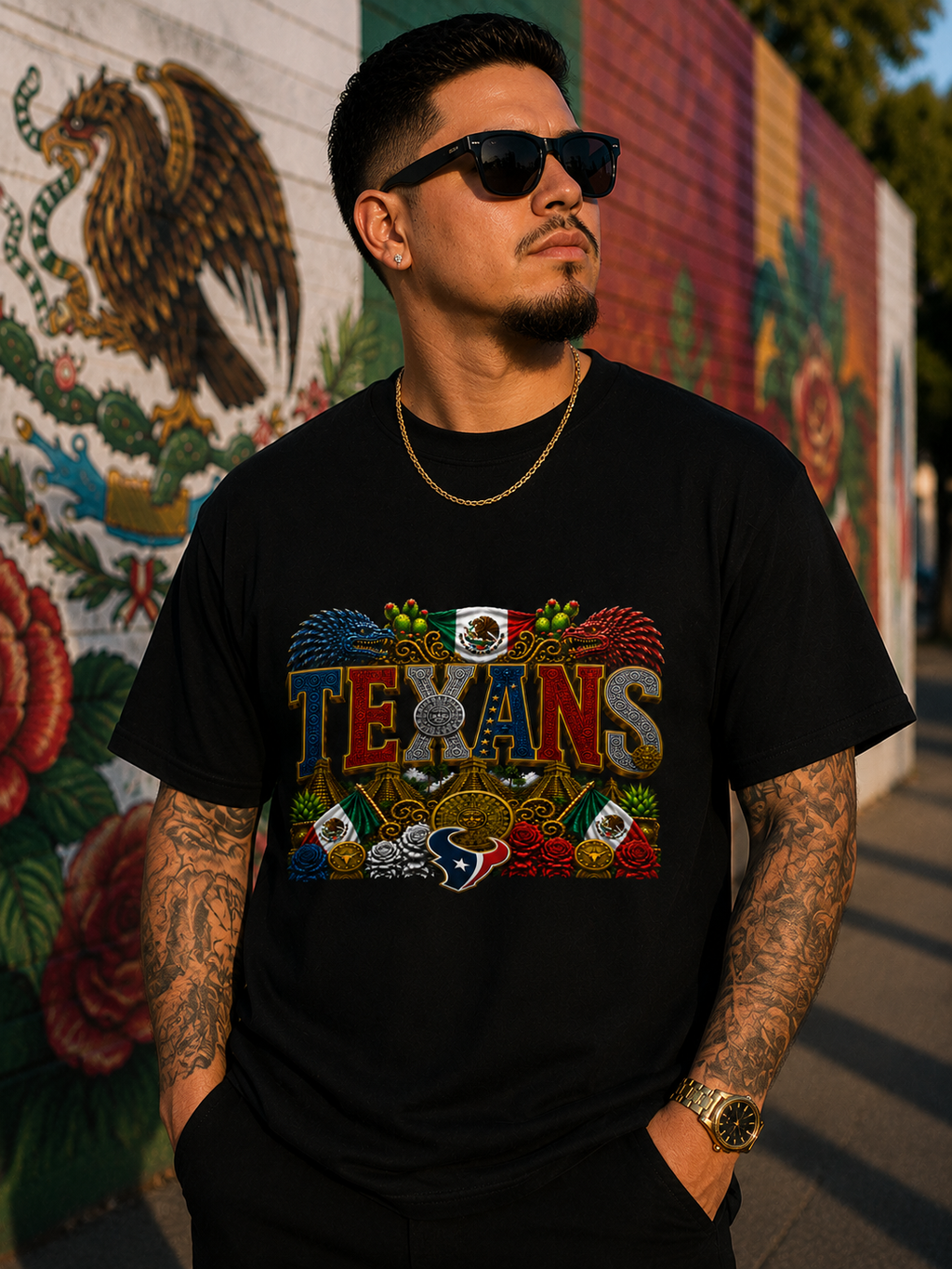 🤠 Houston Texans x México Heritage Tee
