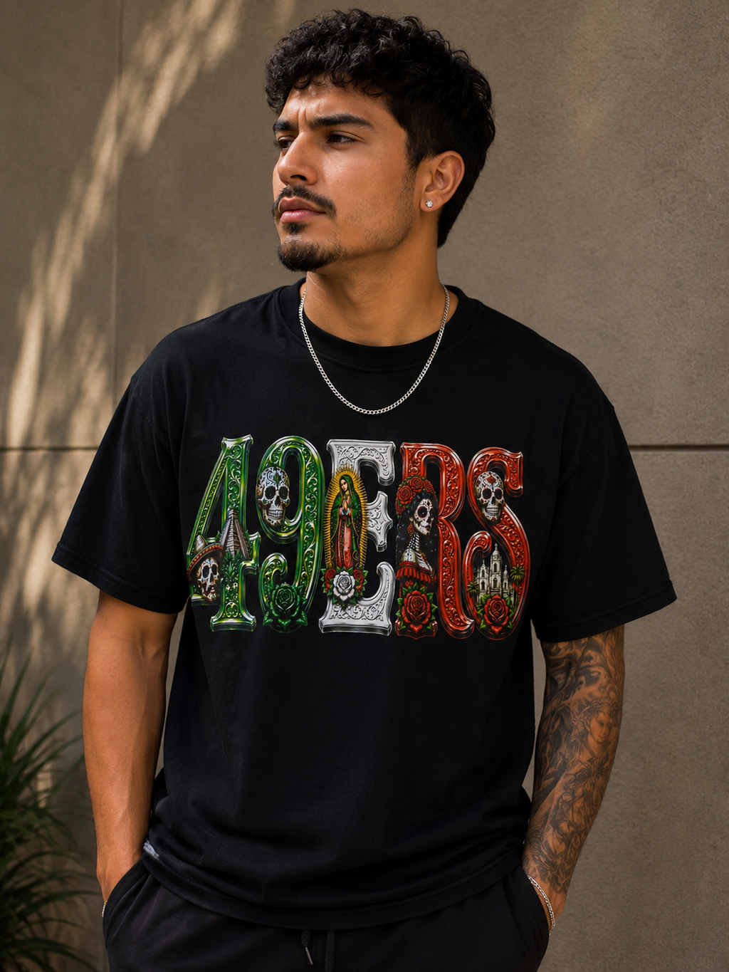 49ERS Día de los Muertos T-Shirt | Chicano Inspired Graphic Tee