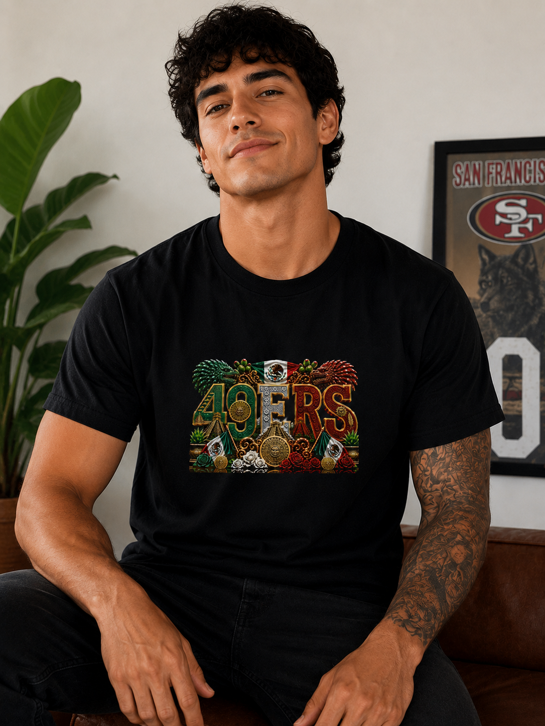 49ERS Aztec Mexico Heritage Tee