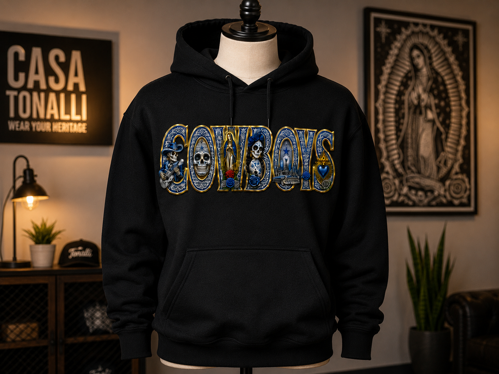 Dallas Cowboys Chicano Heritage Black Hoodie
